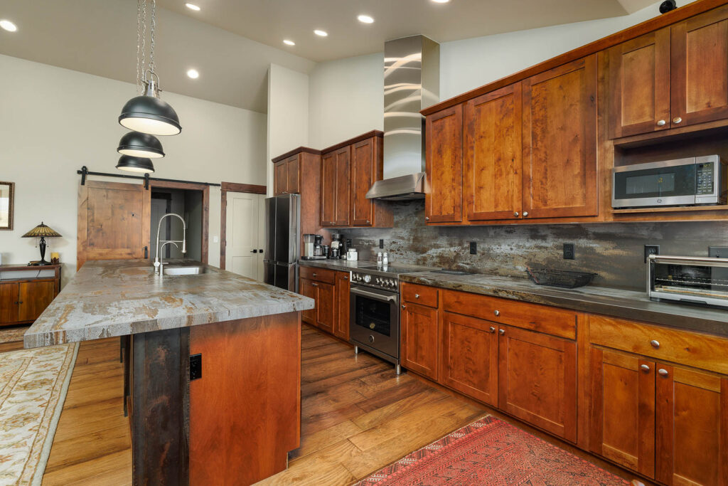 Modern customized kitchen built by Radick & Co.